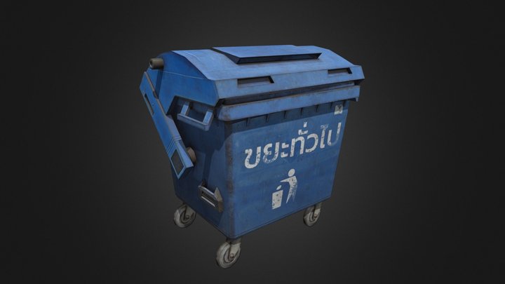 Garbage Container 3D Model