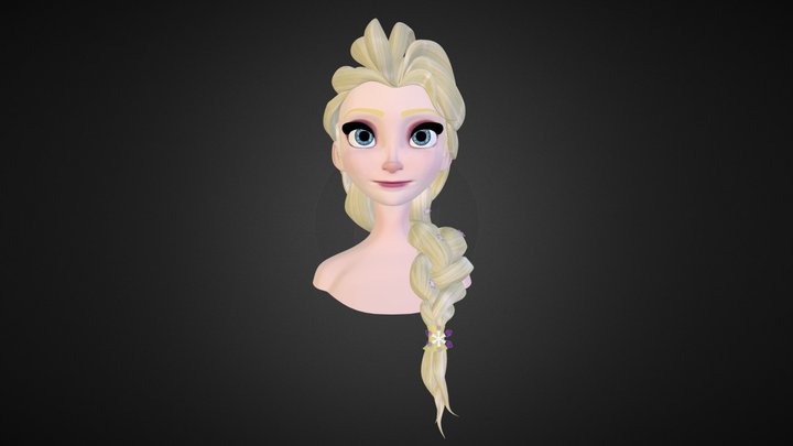 Elsa 3D Sketchfab 3D Model