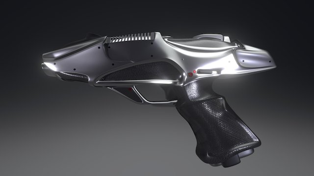 Type-II Pulse Phase Pistol 3D Model
