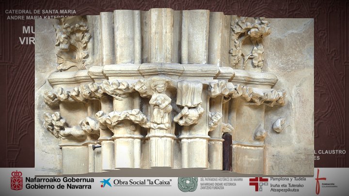 Músico y saltimbanqui. Pilar -w 3D Model