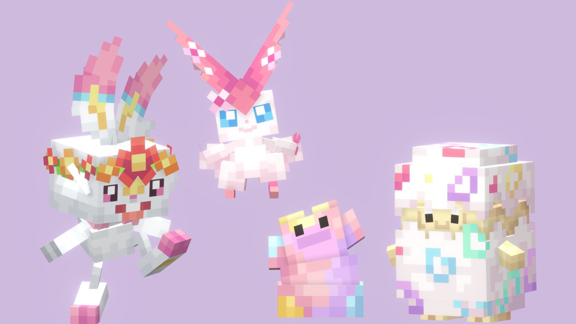 Easter Skins [BlockéMon] - 3D model by talchao [af9e251] - Sketchfab