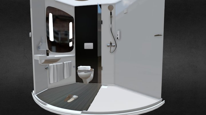 整体卫浴1720（1） 3D Model