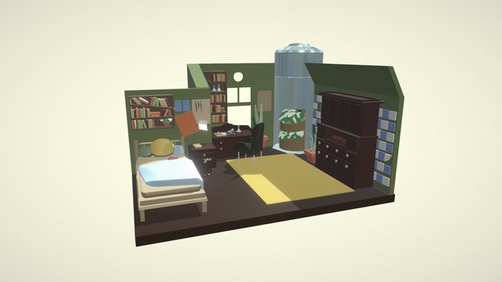Kruidenier My Room 3D Model