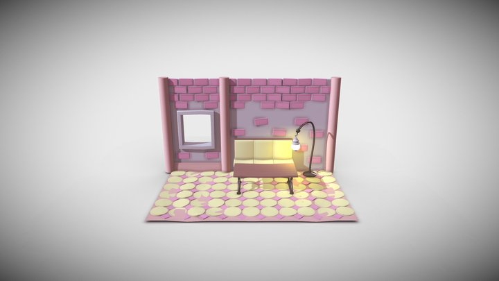 Themepark Outdoor Furniture 3D Model