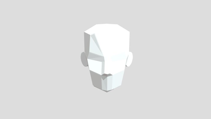 Head - Base Mesh with Ears 3D Model
