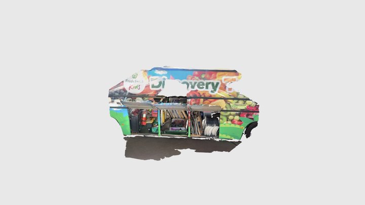 Bus - underneath storage 3D Model