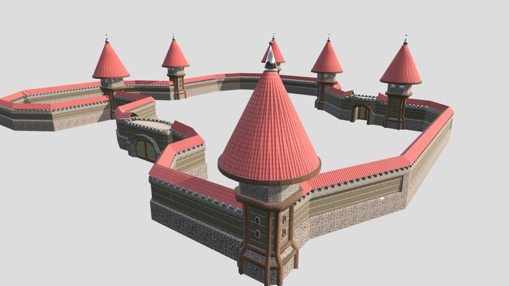 Castle (GameLevelChallenge) 3D Model