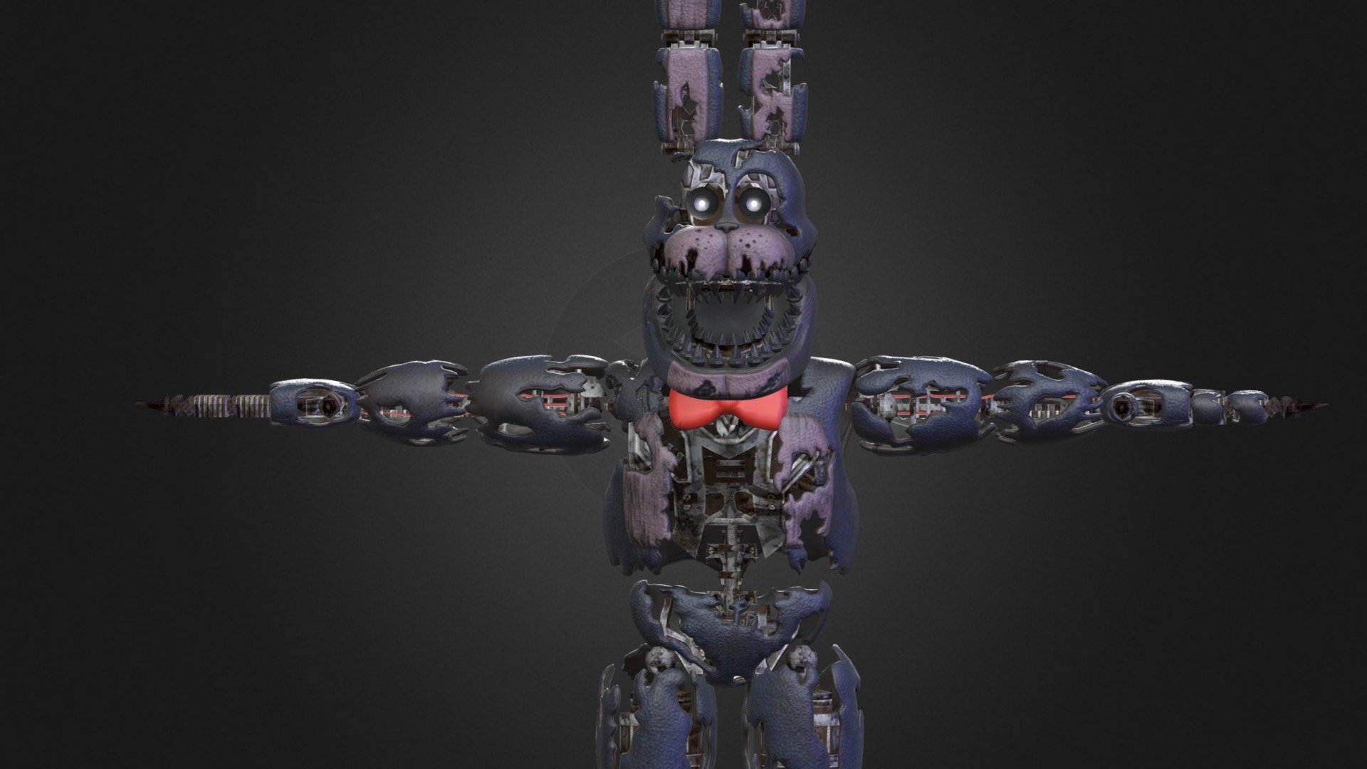 Fnaf World - Adventure Nightmare Bonnie - Download Free 3D model by katamas  (@katamas) [24a24a9]