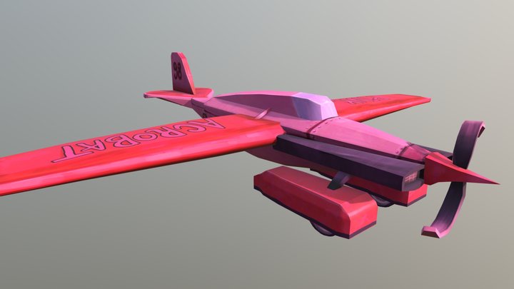 DAE - The Flying Circus - "Pink Acrobat 98" 3D Model
