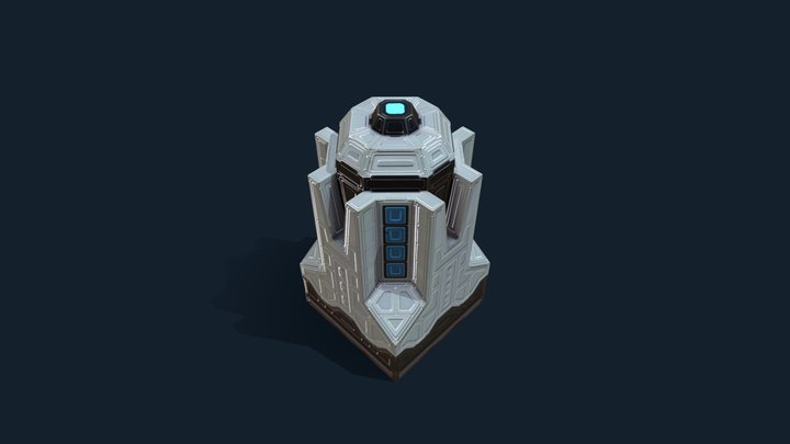 xWar: Phy Fortification Wall 3D Model