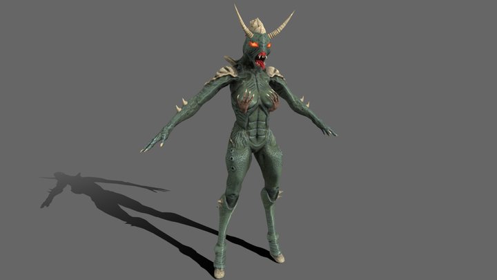 Galactic Creature 02.8 3D Model