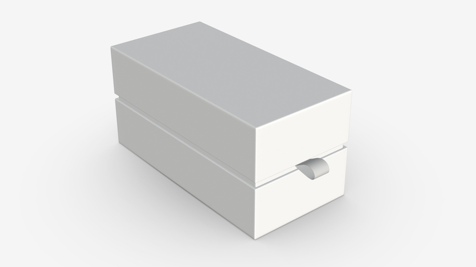 Paper gift box with strap mockup 01 - Buy Royalty Free 3D model by ...