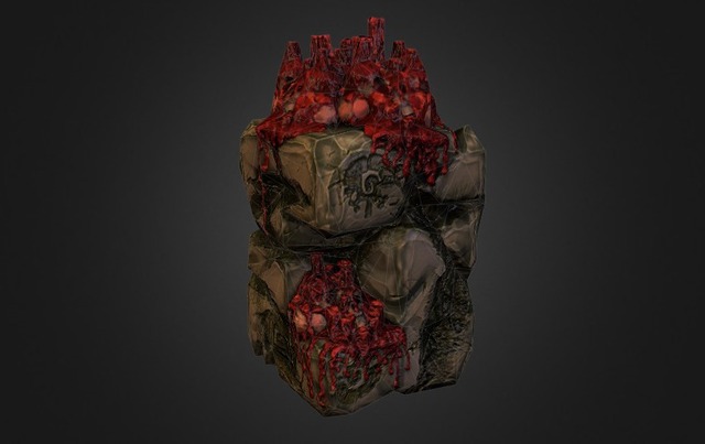 Skull Candle Pedestal  3D Model