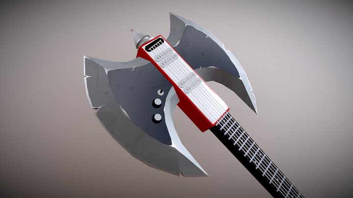 "Heavy Metal" - Fortnite Style Concept 3D Model