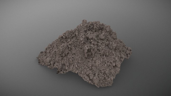 Mole hill dirt 3D Model