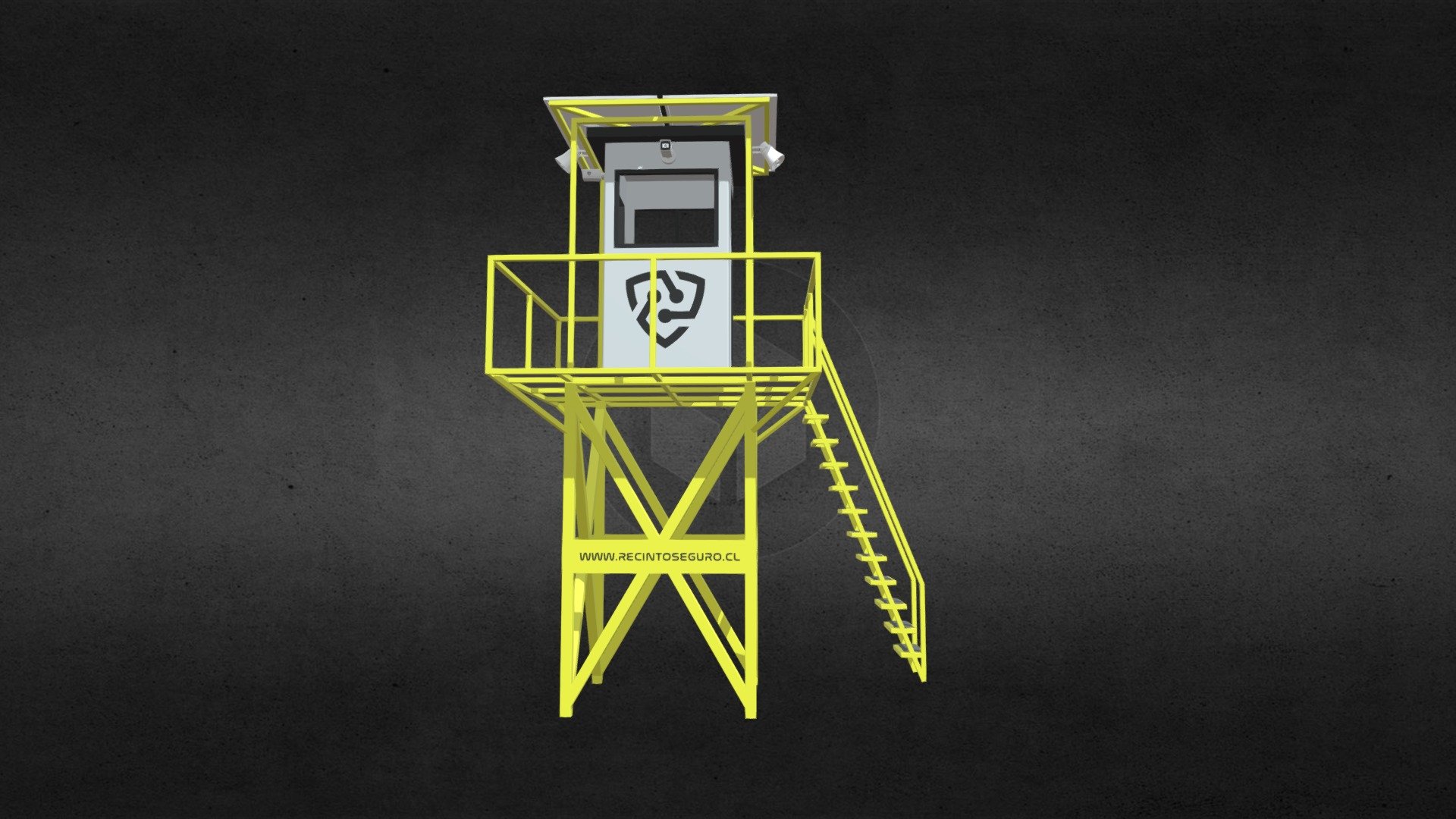 RECINTO SEGURO CASETA INTELIGENTE — Sketchfab embed 3D viewer