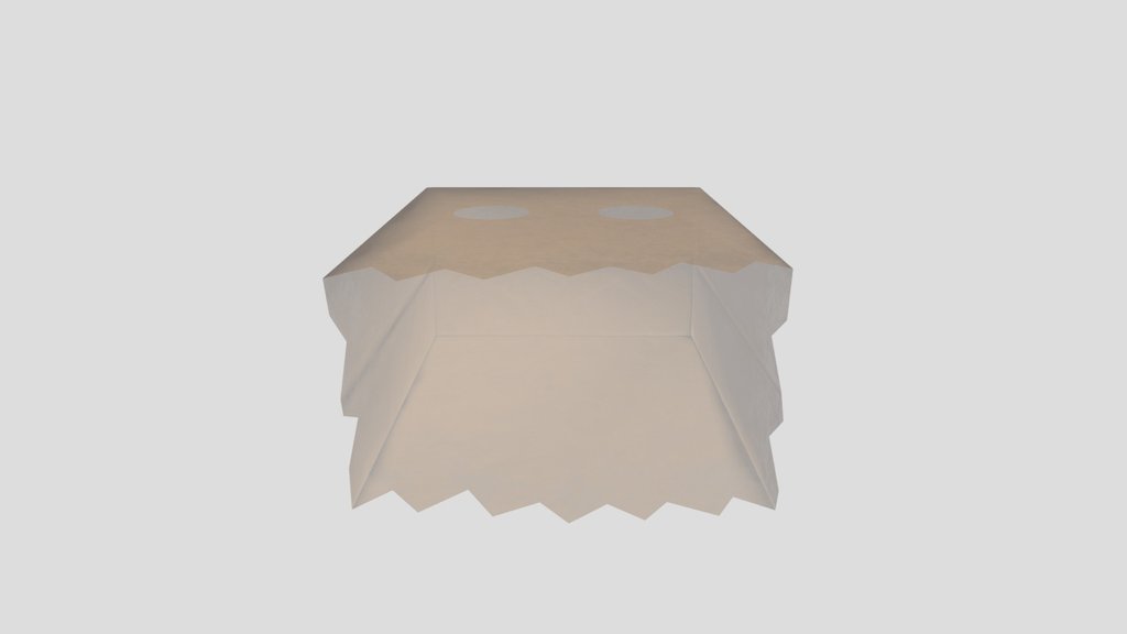 Paper Bag Mask Jagged Cut