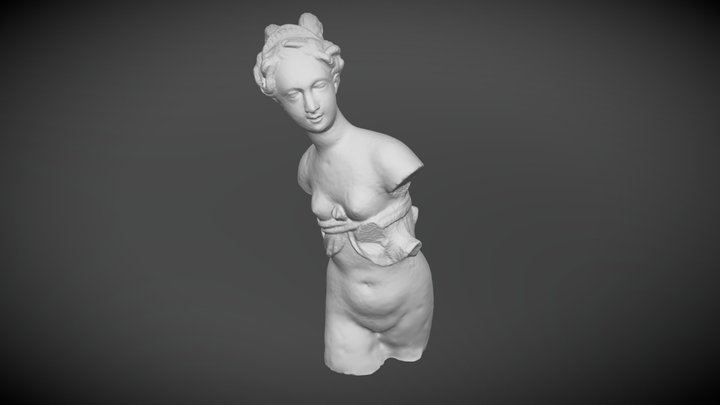 Flora - Porcelain Statuette 3D Model