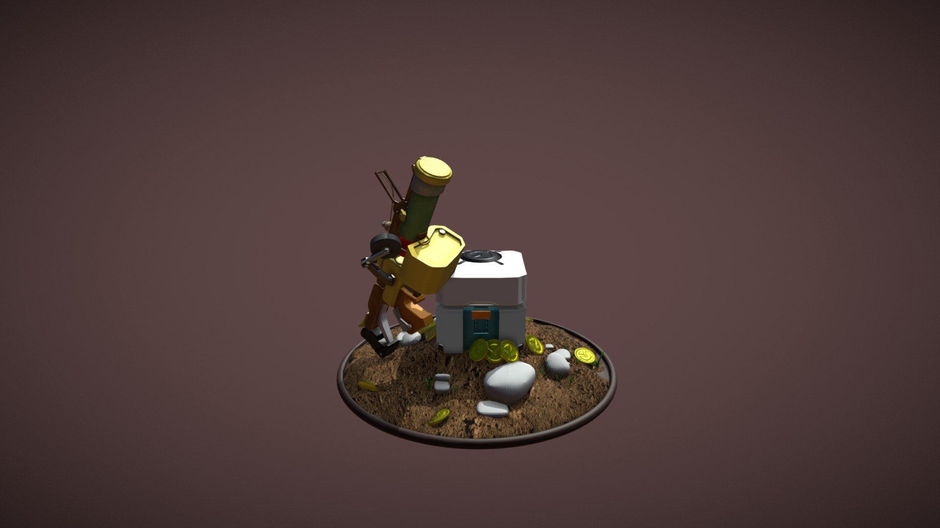 Lootbox + junkrat grenade launcher