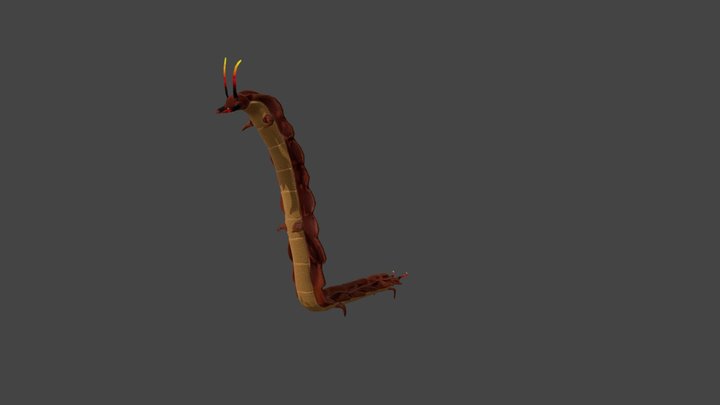 Breadstick Idle Animation 3D Model