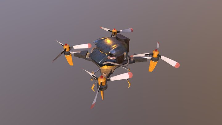 Vertibot concept 3D Model