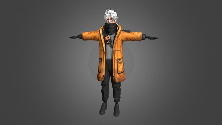 Original Character for Aquascape-world project 3D Model