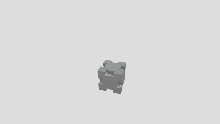 FCC cell 3D Model