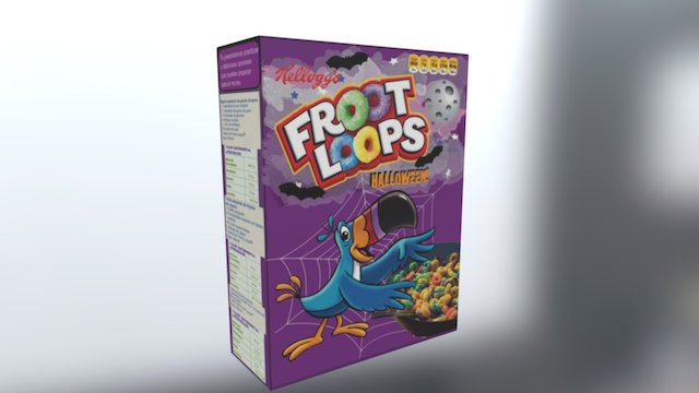 Caja-cereal 3D Model