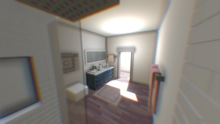 KRONIZE Game: Bathroom WIP 3D Model