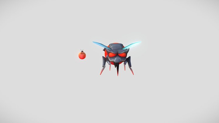 Mosquitos_animated 3D Model