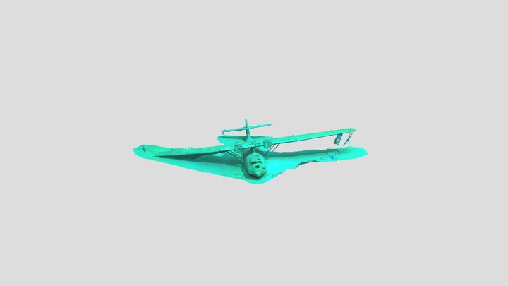 Seaplane Tahiti 3D Model
