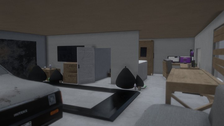 Garage Scene 3D Model