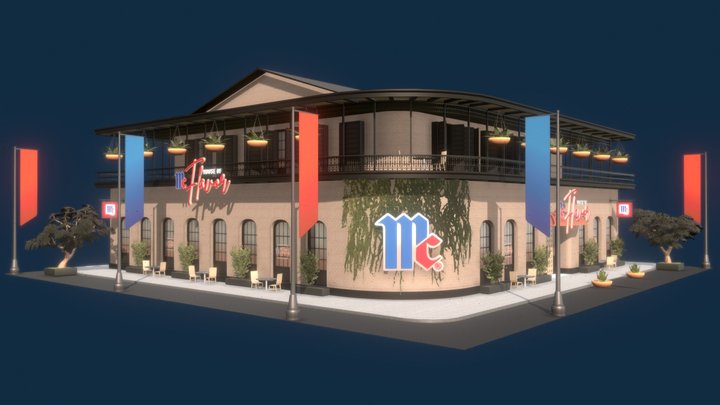 McCormick's "House of Flavor" | Decentraland 3D Model