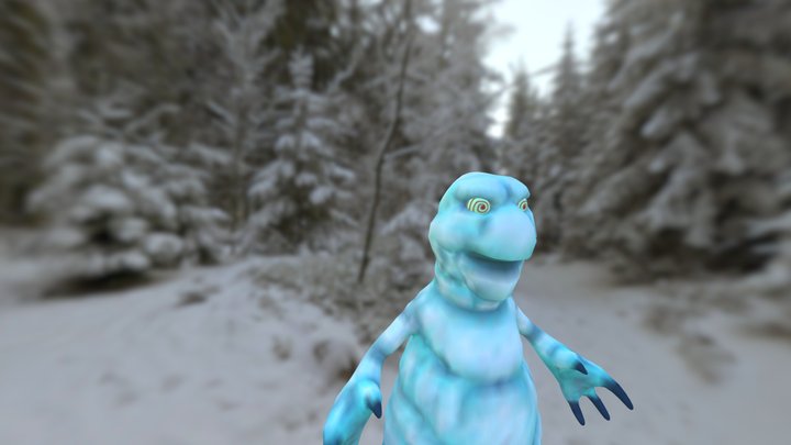 SnowMan Enemy  3D Model