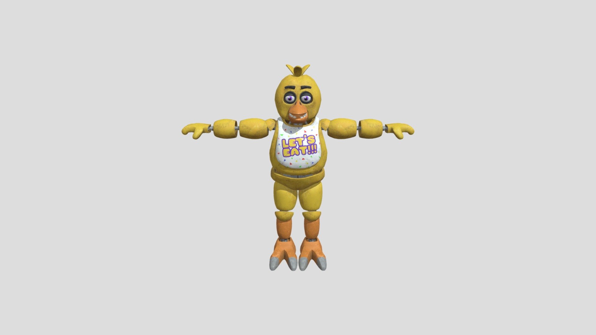 Five Nights At Freddy's - Chica - Download Free 3D model by ...