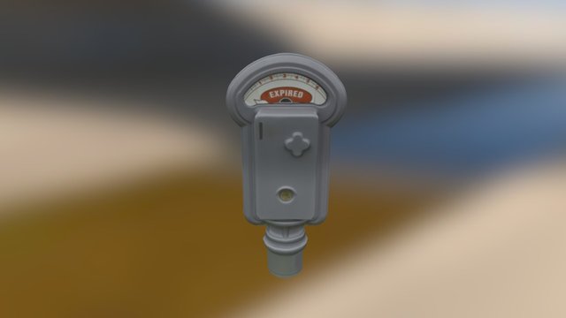 Parkmeter Final 3D Model