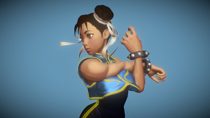 Chun Li 3D Model