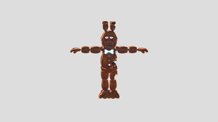 Chocolate Bonnie fnaf ar 3D Model