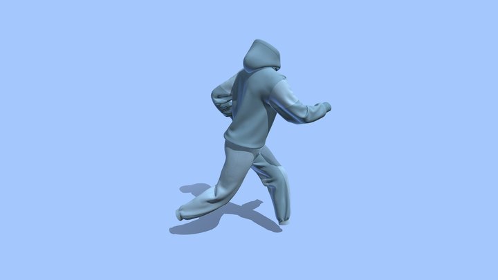 Activewear Sport Hoodie Pants 3D Model