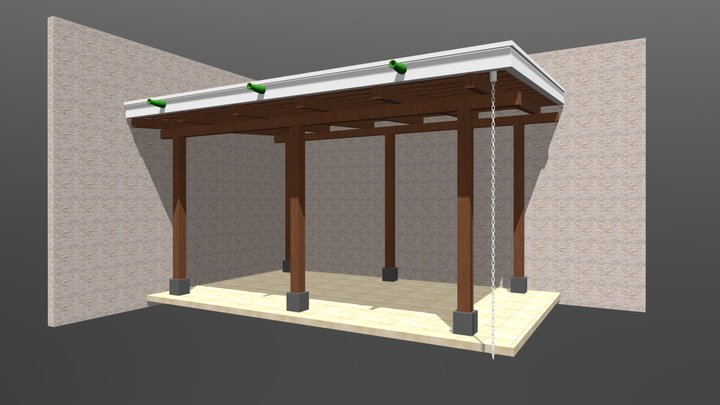 Pergola 3D Model