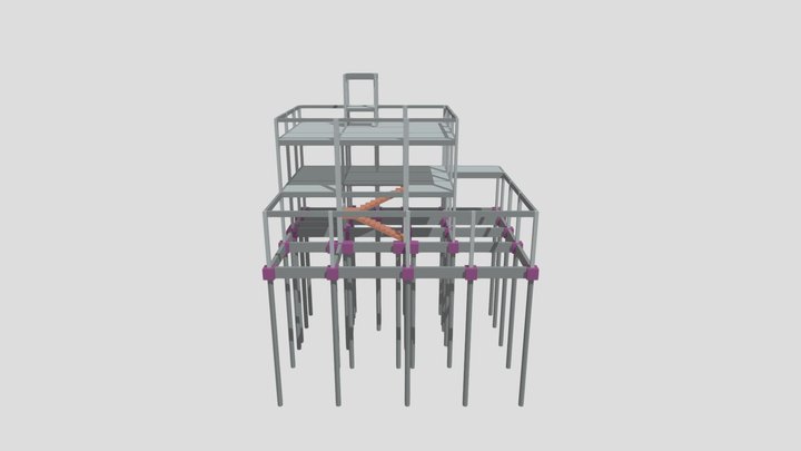 HAB-UNI-2P-CURSO 3D Model