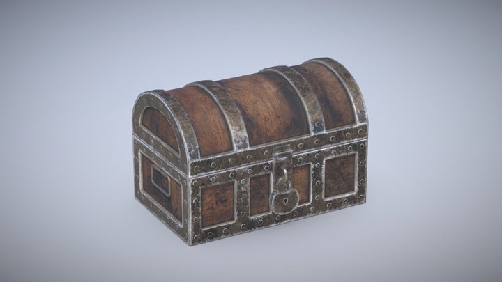 Pirate Chest 3D Model
