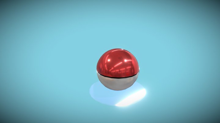 pokeball animated 3D Model