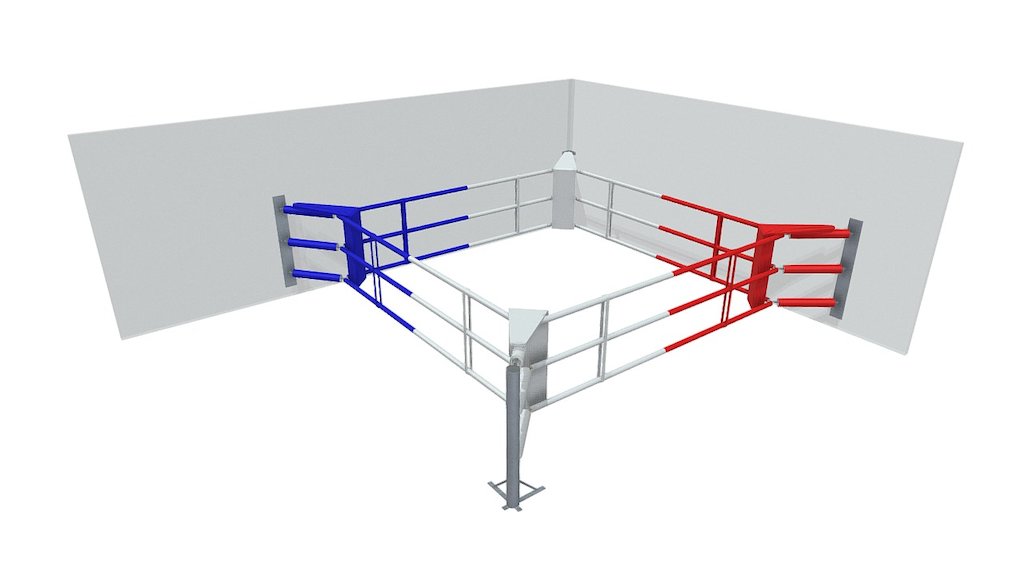 Corner Floor Boxing Ring - 3D model by filiphan [afae0b4] - Sketchfab