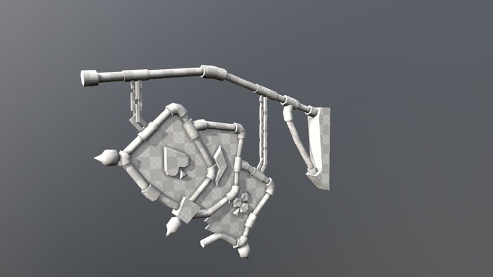 Hearthsign Model + Unwrap Milestone 3D Model