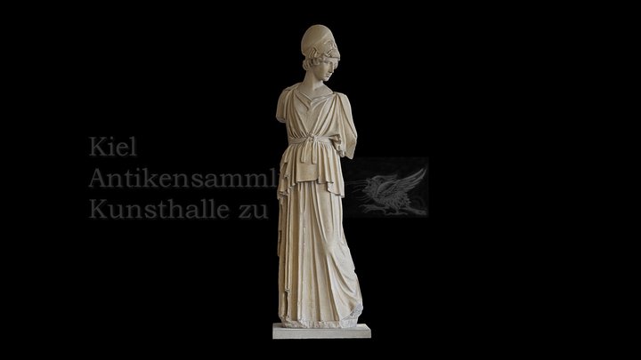 Athena des Myron 3D Model