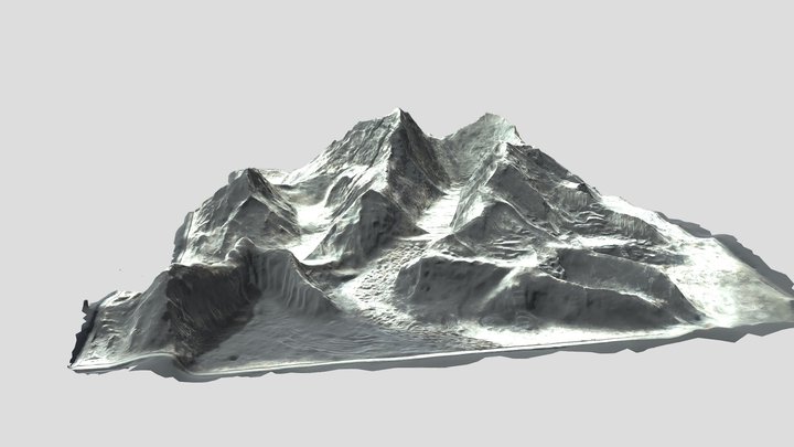 Everest plaster model in the RGS London (UK) 3D Model