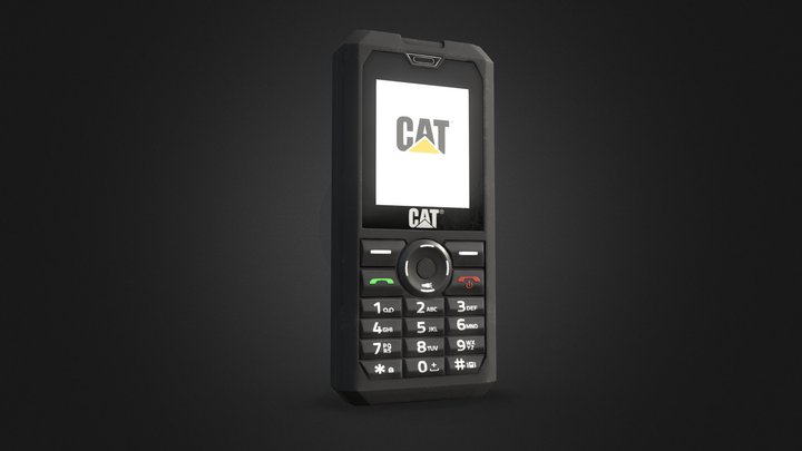 CAT B30 Outdoor Phone - 4096px² – Free 3D Model STL