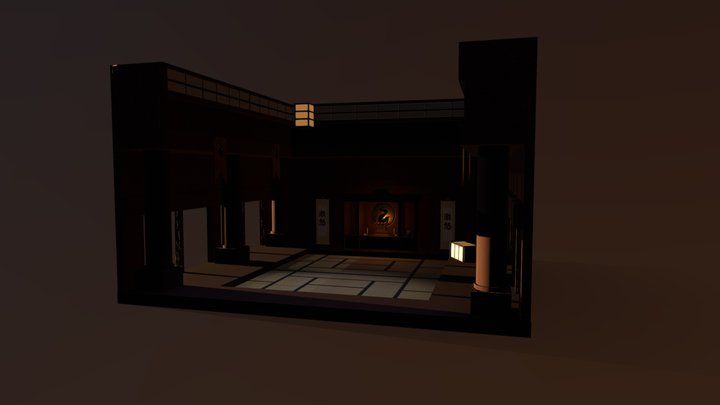 Afternoon Dojo 3D Model