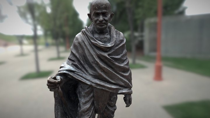 Mahatma Gandhi 3D Model